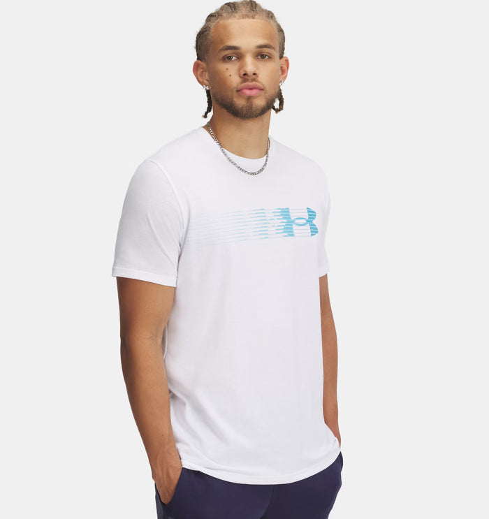 UNDER ARMOUR Men's Fly In Logo T-Shirt - White