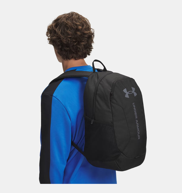 UNDER ARMOUR Hustle Lite Water Resistant Backpack - Black