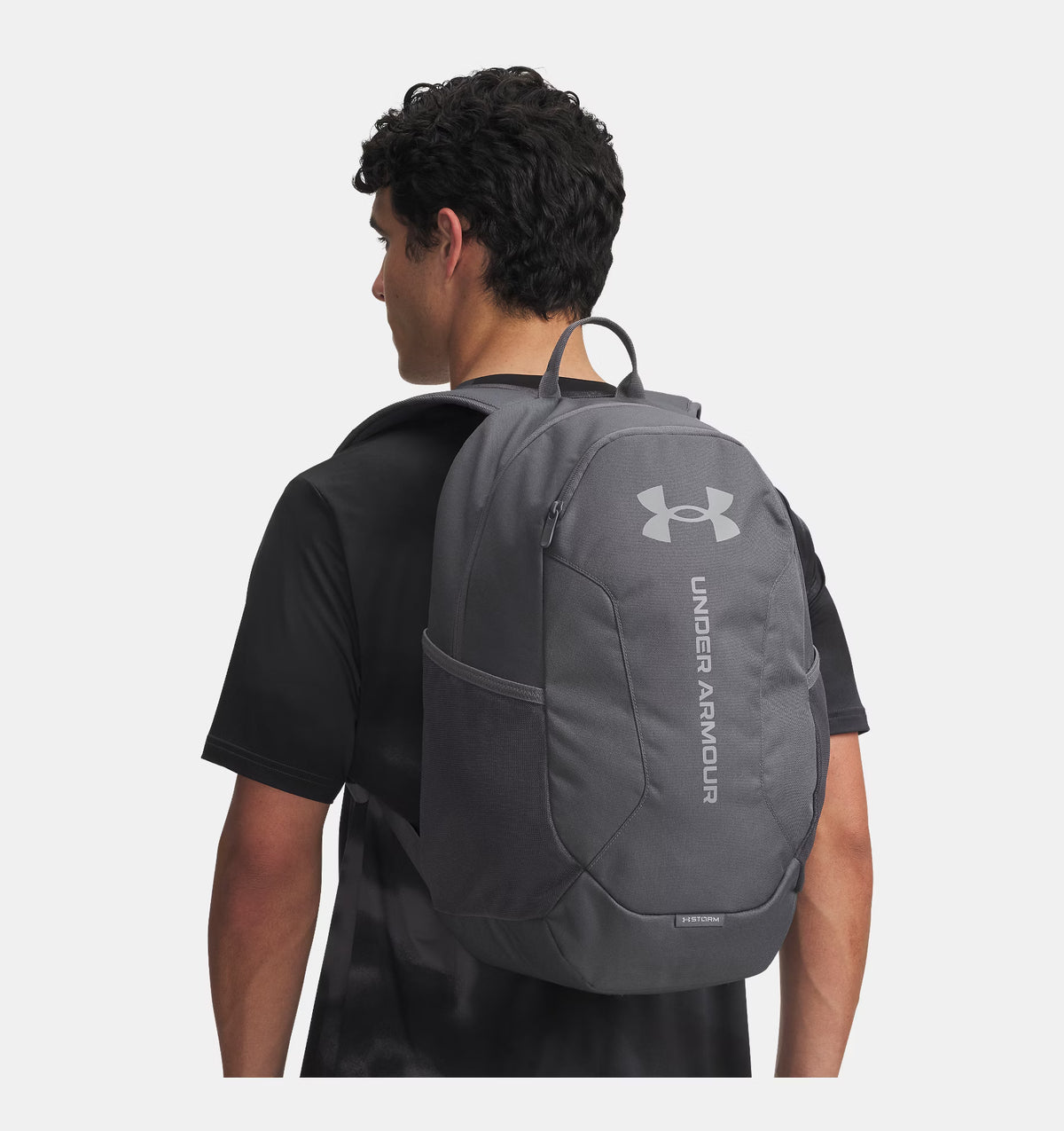 UNDER ARMOUR Hustle Lite Water Resistant Backpack - Grey