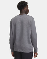 UNDER ARMOUR Men's SweaterFleece Crew Neck Sweatshirt - Grey