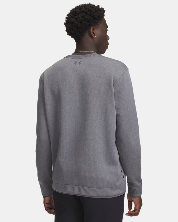 UNDER ARMOUR Men's SweaterFleece Crew Neck Sweatshirt - Grey