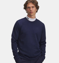 UNDER ARMOUR Men's Crew Neck Sweater Fleece - Navy