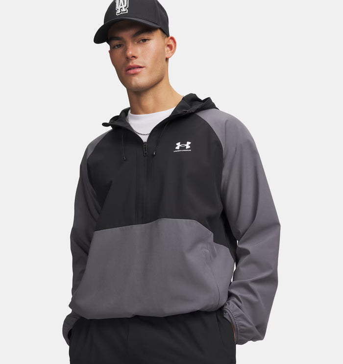UNDER ARMOUR Men's Vibe Woven Anorak - Grey