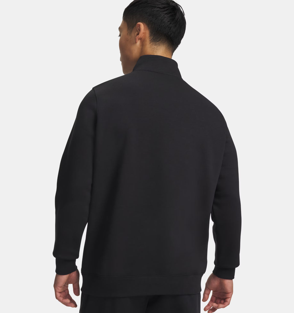 UNDER ARMOUR Men's Icon 1/4 Zip Fleece Top - Black
