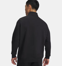UNDER ARMOUR Men's Icon 1/4 Zip Fleece Top - Black