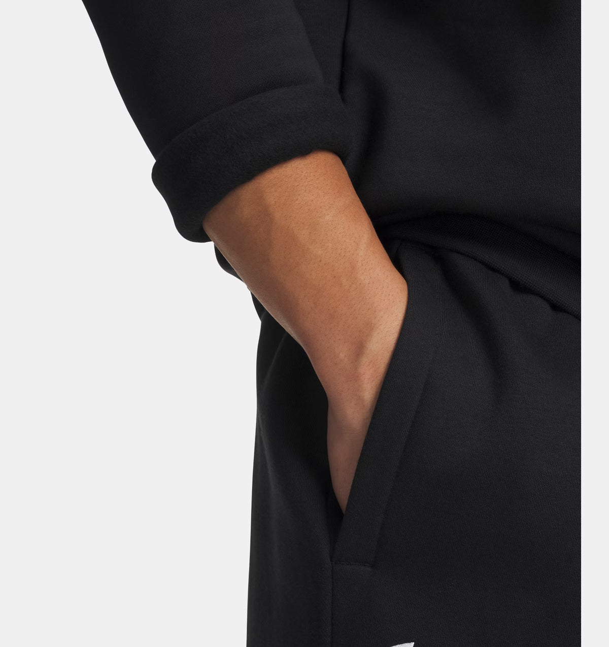 UNDER ARMOUR Men's Icon 1/4 Zip Fleece Top - Black
