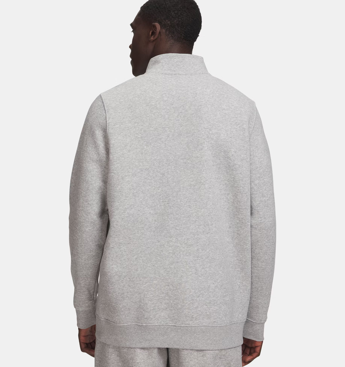 UNDER ARMOUR Men's Icon 1/4 Zip Fleece Top - Gray