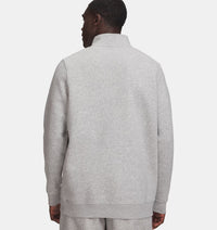 UNDER ARMOUR Men's Icon 1/4 Zip Fleece Top - Gray