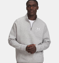 UNDER ARMOUR Men's Icon 1/4 Zip Fleece Top - Gray
