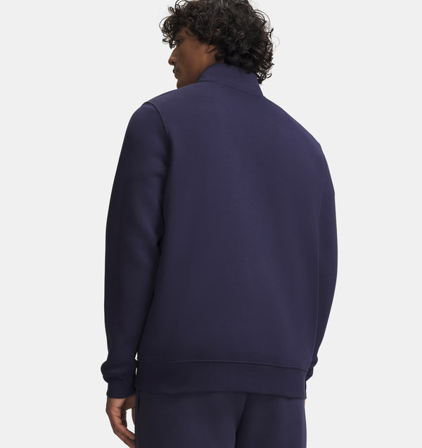 UNDER ARMOUR Men's Icon 1/4 Zip Fleece Top - Navy