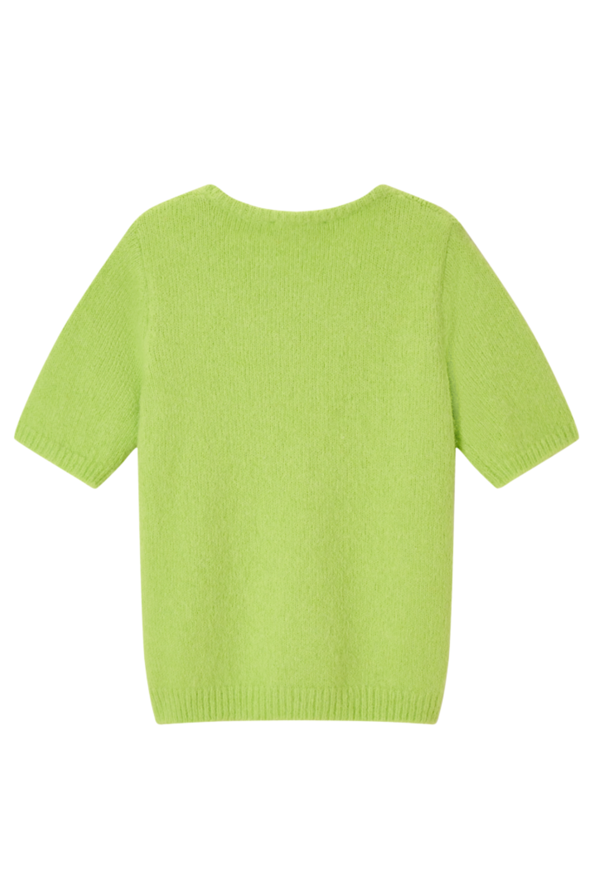 VILA JOY Priscilla Short Sleeve Jumper - Lime Green