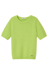 VILA JOY Priscilla Short Sleeve Jumper - Lime Green
