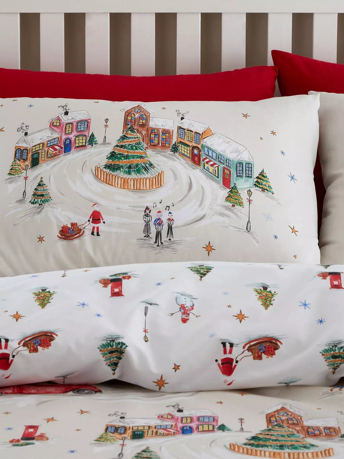 CATHERINE LANSFIELD Christmas Town Duvet Cover Set