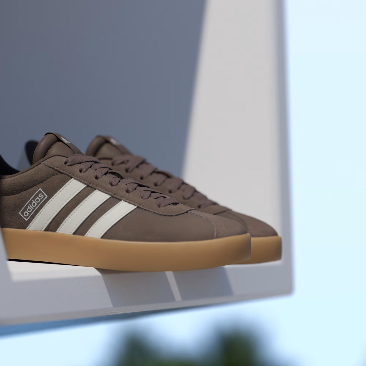 ADIDAS Women's VL Court 3.0 Shoes - Brown | JI1247