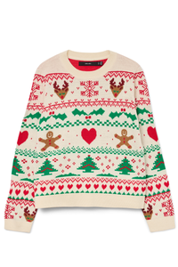 VERO MODA Christmas Stuff Jumper - Birch