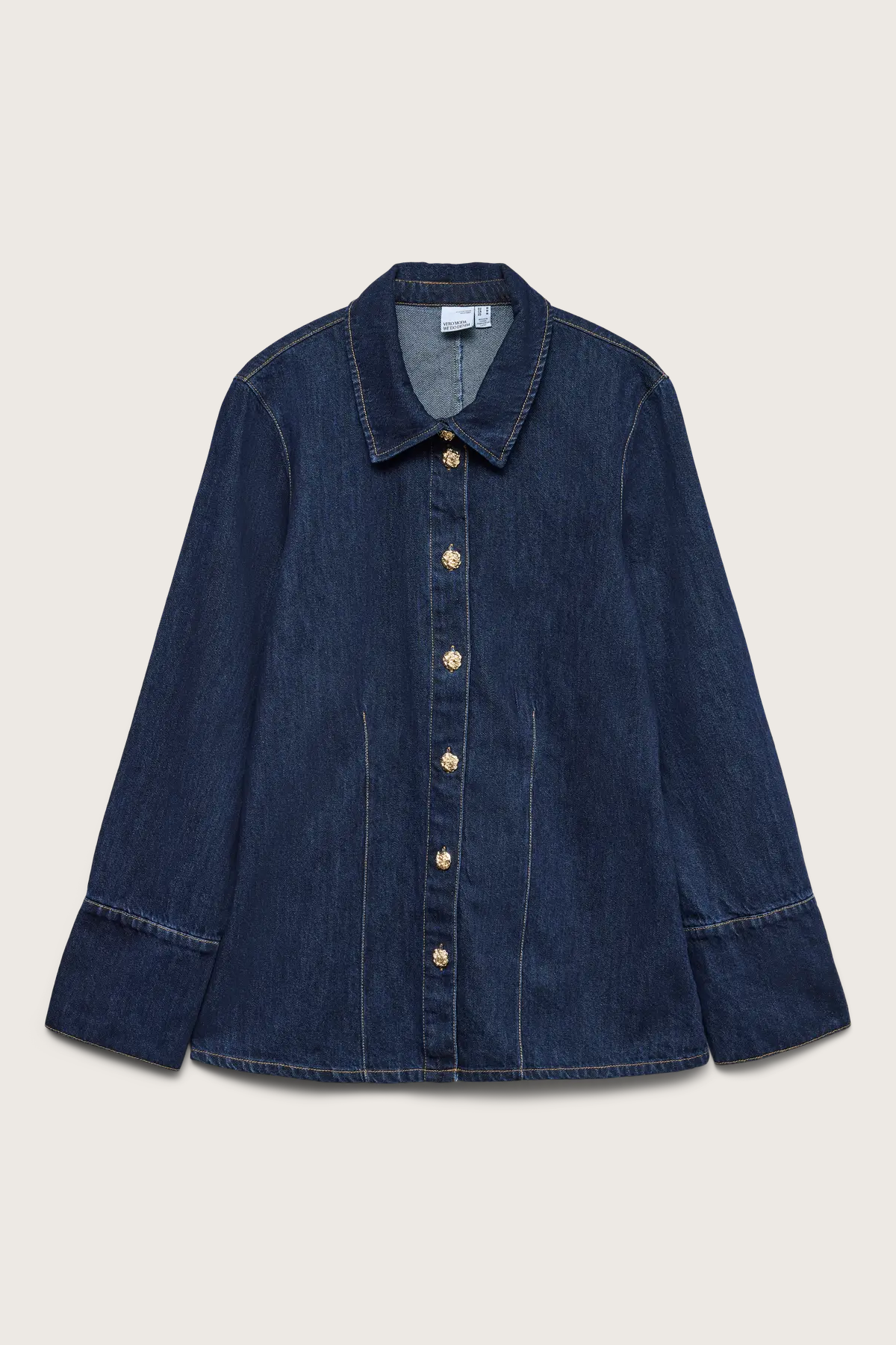 VERO MODA Nikka Denim Shirt - Dark Denim