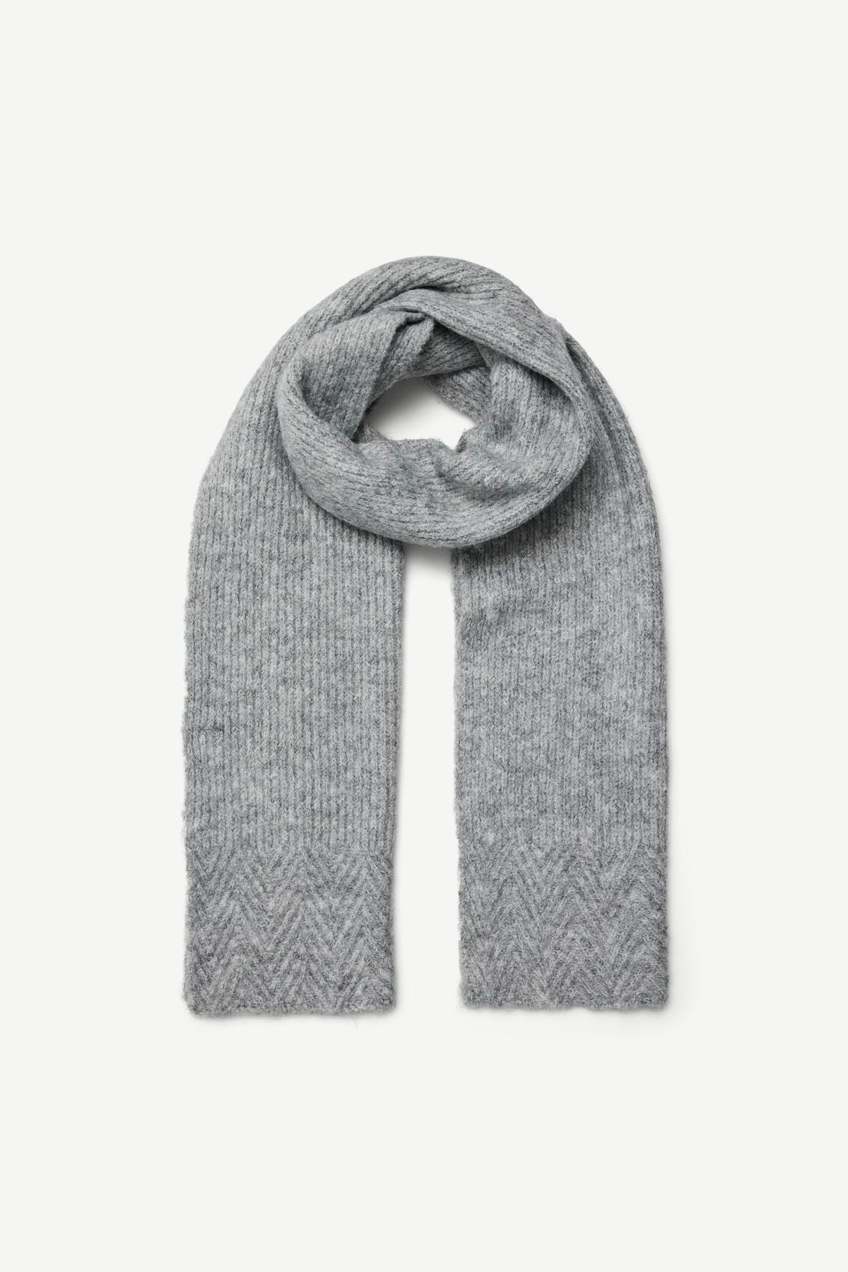 VERO MODA Kami Patterned Scarf - Grey