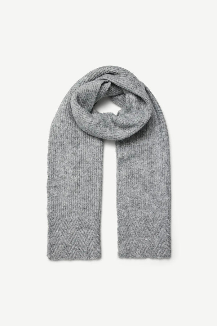 VERO MODA Kami Patterned Scarf - Grey