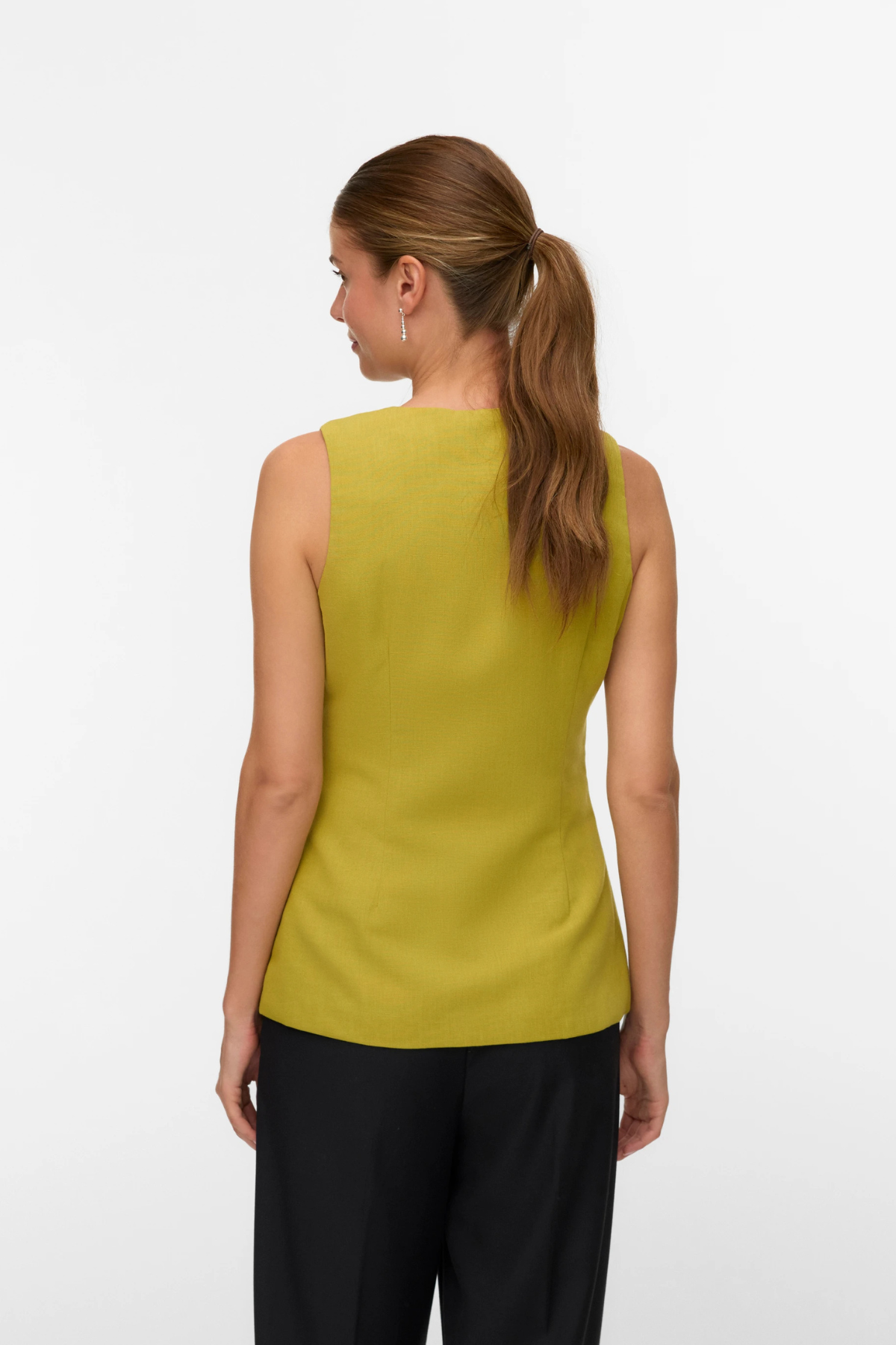 VERO MODA Josie Waistcoat - Avacado