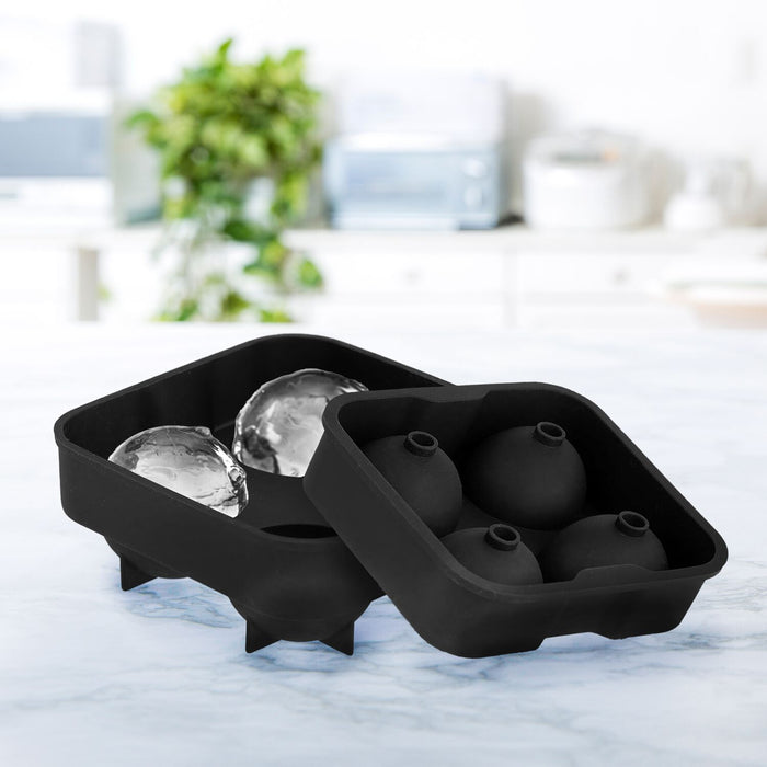 VINERS Barware Round Silicone Ice Mould Giftbox