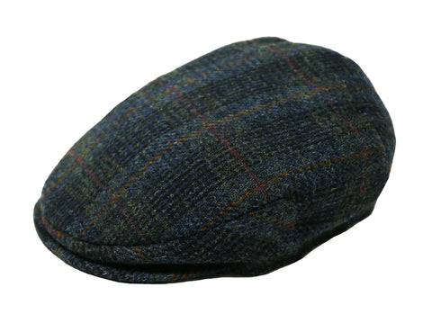 HANNA HATS : Vintage Tweed Peaky Flat Hat