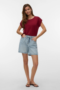 VERO MODA Wien Denim Shorts - Light Blue