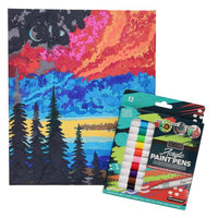 PREMIER STATIONERY Icon Acrylic Paint Pens - 12 Pack