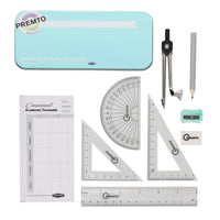 PREMIER STATIONERY Premto 9pc Geometry and Maths Set - Pastel