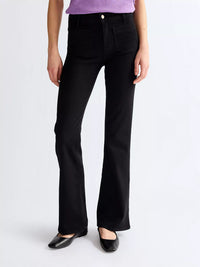 WRANGLER Women's Flared Jeans - Retro Black