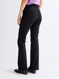 WRANGLER Women's Flared Jeans - Retro Black