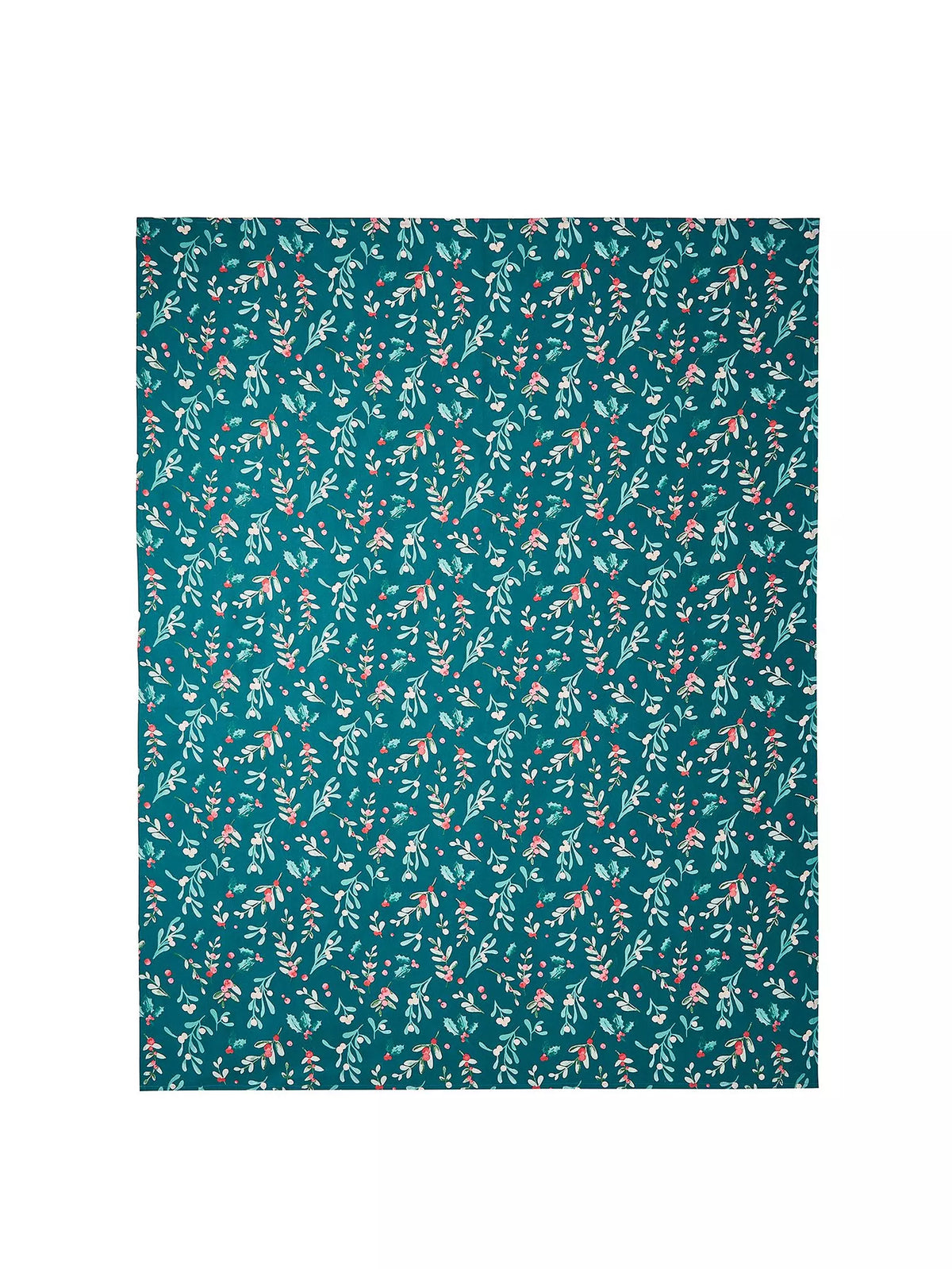 CATHERINE LANSFIELD Christmas Holly and Mistletoe Tablecloth - 2 Sizes