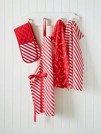 CATHERINE LANSFIELD Christmas Candy Cane Apron