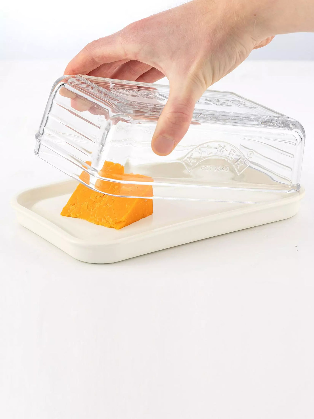 KILNER Cheese Store Glass Storage Dish