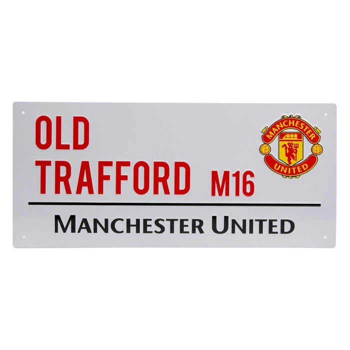 MAN UNITED Old Trafford Street Sign