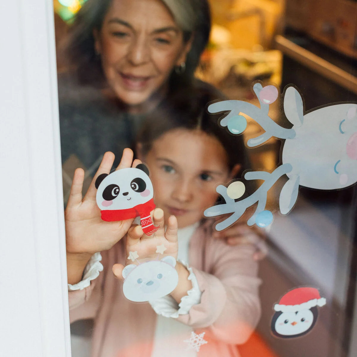 LEGAMI Set of 70 Static Cling Window Stickers - Windo-Wow