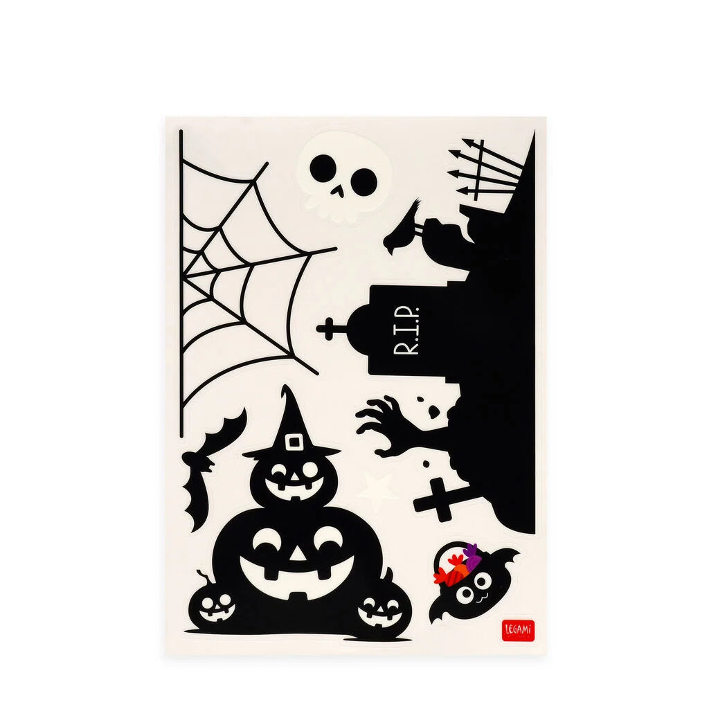 LEGAMI Halloween Set of 40 Static-Cling Window Stickers - Windo-Wow