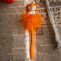 LEGAMI Halloween Light-up Ballpoint Pen - Pumpkin Bunny - Writing is Magic