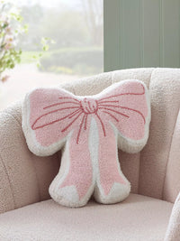 CATHERINE LANSFIELD Bow 3d Cushion - Pink
