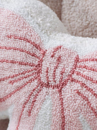 CATHERINE LANSFIELD Bow 3d Cushion - Pink
