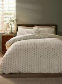 CATHERINE LANSFIELD Cosy Spot Duvet Set - Cream