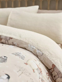 CATHERINE LANSFIELD Christmas Winter Friends Sherpa Duvet Set
