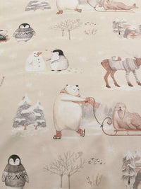 CATHERINE LANSFIELD Christmas Winter Friends Sherpa Duvet Set