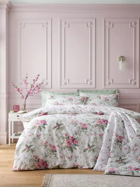 CATHERINE LANSFIELD Bridgerton Penelope Floral Duvet Set - Cream