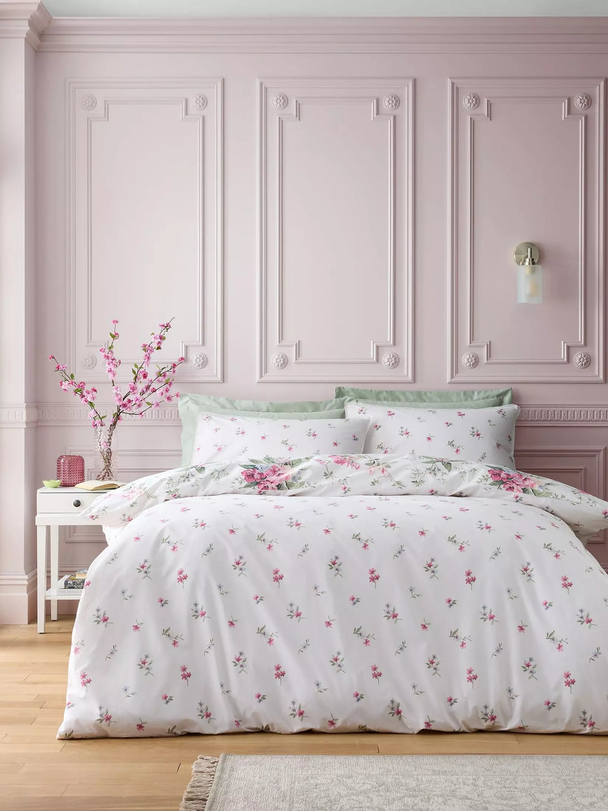 CATHERINE LANSFIELD Bridgerton Penelope Floral Duvet Set - Cream