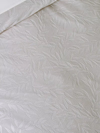 CATHERINE LANSFIELD Corded Leaves Duvet Set - Champagne