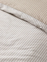 CATHERINE LANSFIELD Oxford Pinstripe Duvet Set - Natural