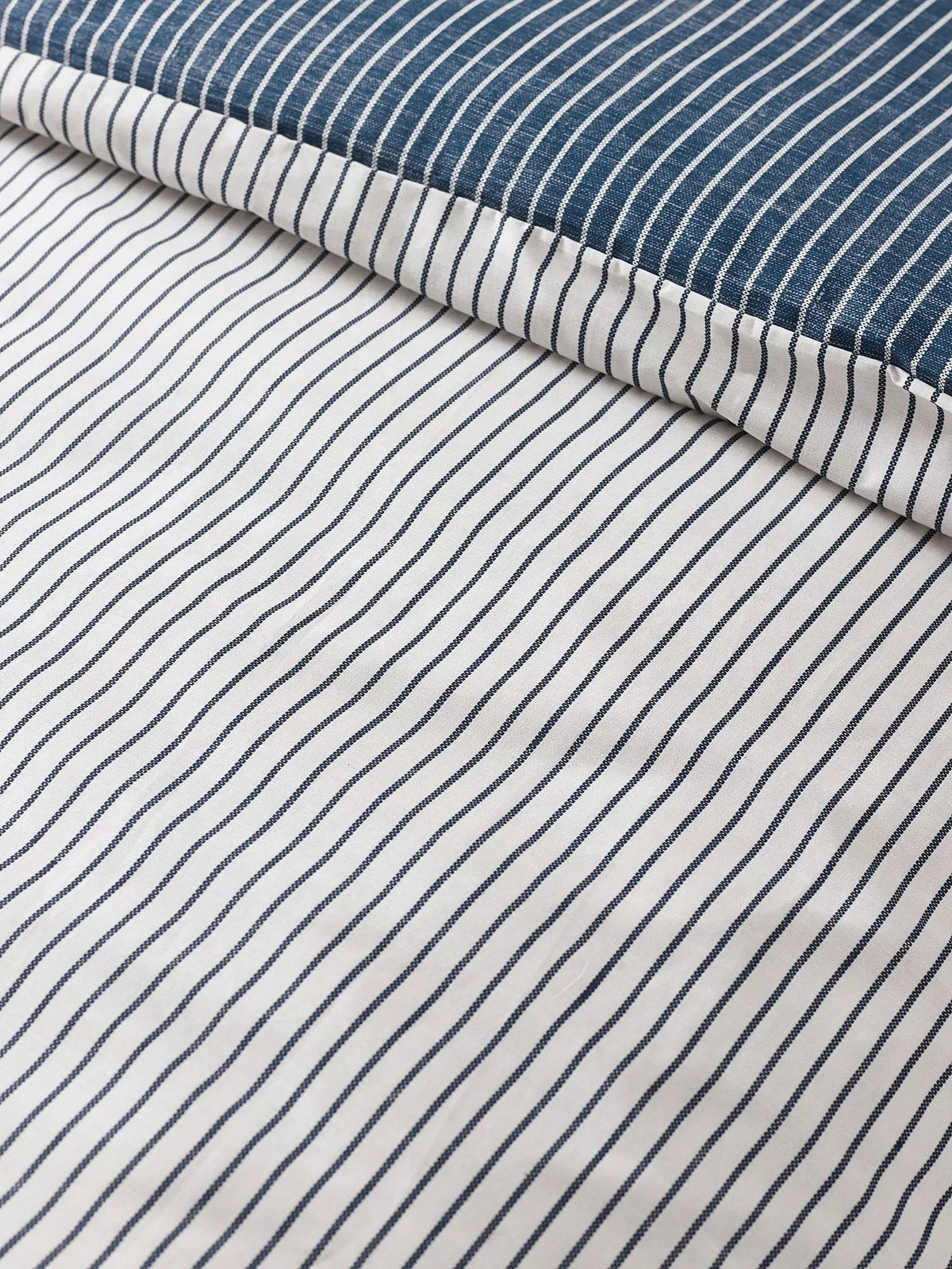 CATHERINE LANSFIELD Oxford Pinstripe Duvet Set - Navy