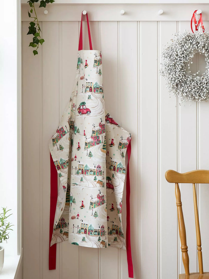 CATHERINE LANSFIELD Christmas Town Apron