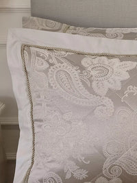 CATHERINE LANSFIELD Opulent Jacquard Pillowsham - Pair 50x75cm - Champagne