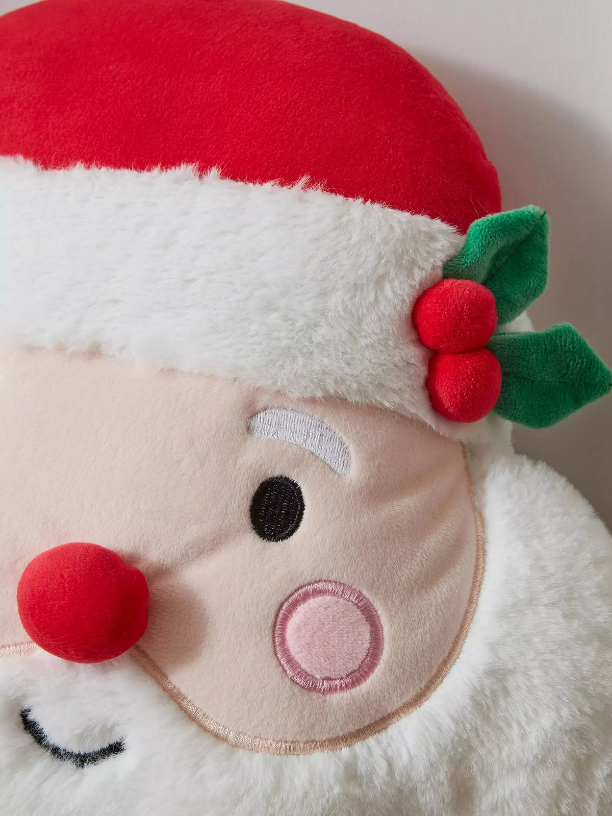 CATHERINE LANSFIELD Shaped Santa 3D Christmas Cushion